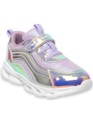 Buckhead BUCK4430 Glossy Shiny Işikli Günlük Kız Çocuk Spor Ayakkabı