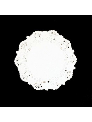 35 Adet Dantel Modeli Kağıt Çay Tabağı Altlığı Ø9cm Kağıt Altlık Peçete