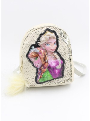 039 3002 Elsie Payet Çocuk Sırt Çantası Bej Tek Ebat