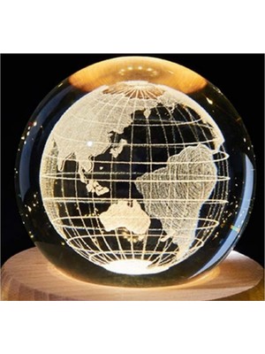 Aşk, Şans Getiren Dünya Temalı Cam Küre  Büyük