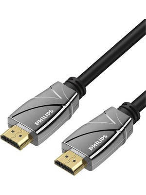 Philips 1.8 Metre HDMI Görüntü Kablosu V2.1 4K 60 Hz SWL4181W/93 Dayanıklı Tasarım ve Altın Kaplama