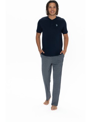 U.s. Polo Assn. Erkek Lacivert Pijama Takım