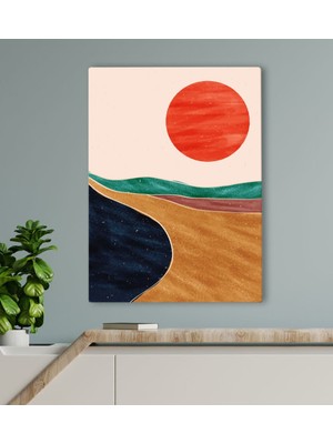 Bk Gift Otel Odası Konseptli Kanvas Tablo 70X100CM-3