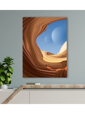 Bk Gift Otel Odası Konseptli Kanvas Tablo 70X100CM-17