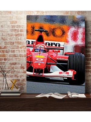 Bk Gift Formula 1 Tasarımlı Kanvas Tablo 70X100CM-2