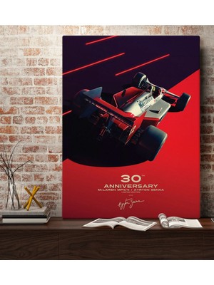 Bk Gift Formula 1 Tasarımlı Kanvas Tablo 70X100CM-6