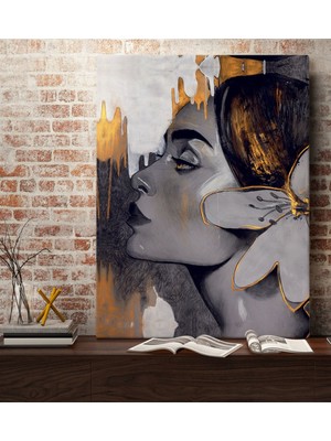 Bk Gift Woman Art Tasarımlı Kanvas Tablo 70X100CM-11