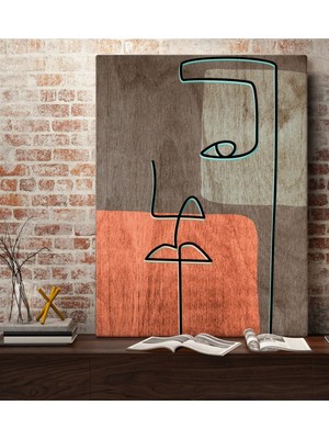 Bk Home Picasso Style Tasarımlı Kanvas Tablo 70X100CM-7