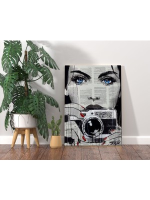Bk Home Photographer Girl Tasarımlı Kanvas Tablo 70X100CM-1