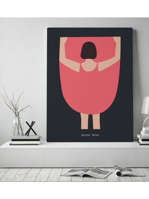 BK Kişiye Özel Kadınlar Günü Kanvas Tablo 70 x 100 cm -22