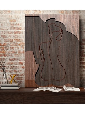 Bk Home Woman Line Tasarımlı Kanvas Tablo 70X100CM-8