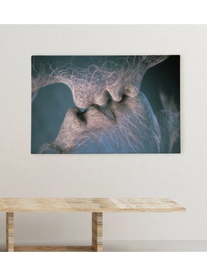 Bk Gift Öpücük Tasarımlı Kanvas Tablo 70X100CM-1