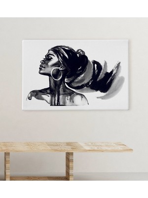 Bk Gift Woman Art Tasarımlı Kanvas Tablo 70X100CM-12