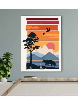 Bk Gift Otel Odası Konseptli Kanvas Tablo 70X100CM-21