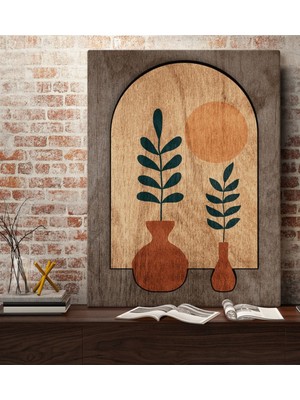 Bk Home Botanical Art Tasarımlı Kanvas Tablo 70X100CM-1