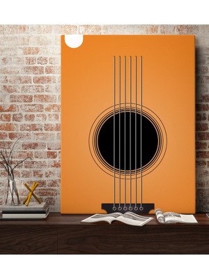 Bk Gift Gitar Tasarımlı Kanvas Tablo 70X100CM-3