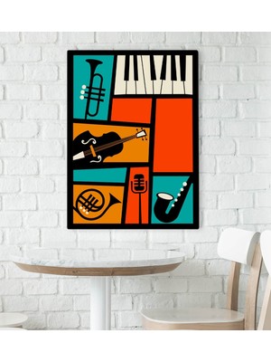 Bk Gift Cafe & Bar & Restaurant Konseptli Kanvas Tablo 70X100CM-47