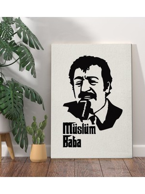 Bk Home Müslüm Baba Tasarımlı Kanvas Tablo 70X100CM-5