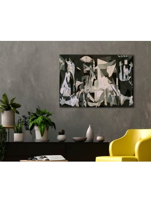 Bk Home Pablo Picasso Guernica Tasarımlı Kanvas Tablo 70X100CM-1