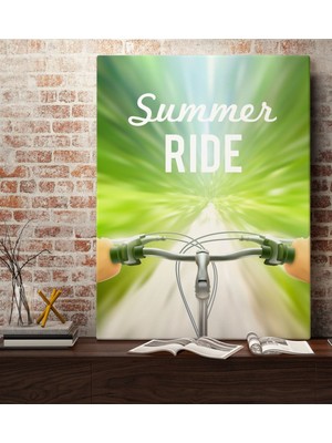 Bk Gift Summer Ride Tasarımlı Kanvas Tablo 70X100CM-1