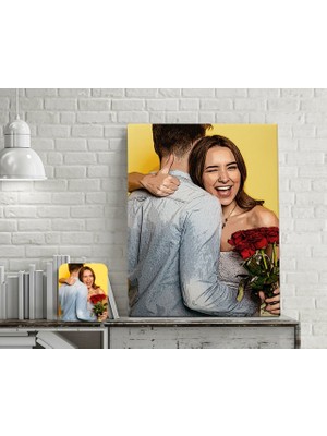 BK Kişiye Özel Yağlıboya Tasarımlı Kanvas Tablo (70 x 100  cm .)