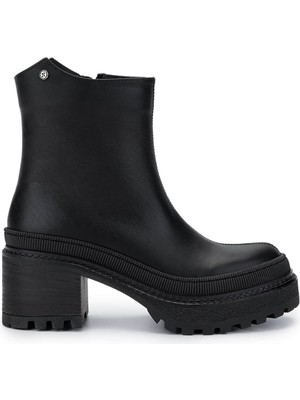 Kadın  Deri Siyah Casual Bot 945 4323 Bn Bot SK24-25 Sıyah