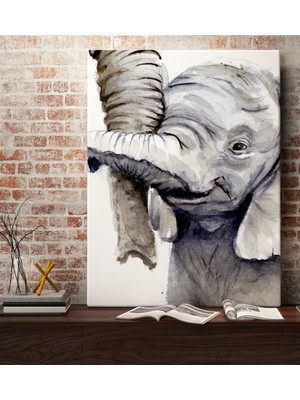 Bk Gift Fil Tasarımlı Kanvas Tablo 70X100CM-1