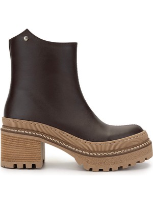 Kadın  Deri Kahverengi Casual Bot 945 4323 Bn Bot SK24-25 A.kahve