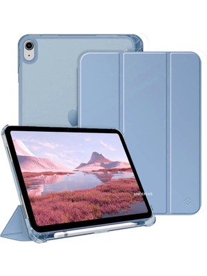 MobaxAksesuar Apple iPad Air 5. Nesil 10.9 Kılıf Flip Cover Kalem Bölmeli Pc Case-10.nesil DEĞİL-A2588 A2589 A2591