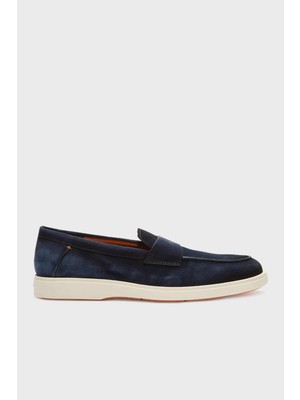 Santoni Süet Loafer Ayakkabı Erkek Ayakkabı MGDT19051TICSEAAU60