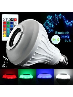 Lisinya Hoparlör Ve Led Lamba Uzaktan Kumandalı Ampül ( Lisinya )