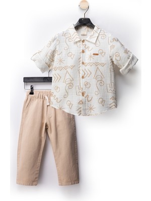 Bebek Vadisi Pamuklu Keten Erkek Bebek Takım Ikili Erkek Bebek Alt Ust Takım Erkek Çocuk Takım Erkek Bebek Giyim