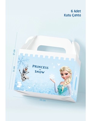 Frozen Kutu Çanta Postacı 14X17 cm *6'lı Paket