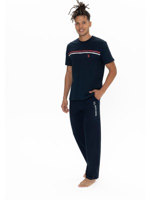 U.S. Polo Assn. Erkek Lacivert Pijama Takım