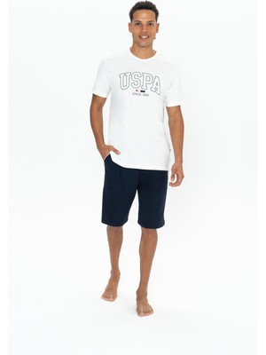 U.S. Polo Assn. Erkek Ekru Şort Takım