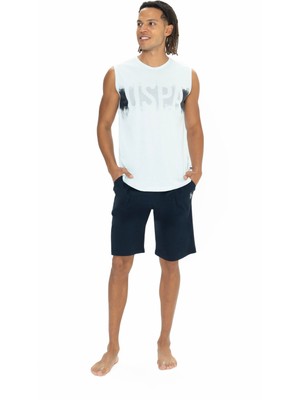 U.S. Polo Assn. Erkek Mavi Şort Takım