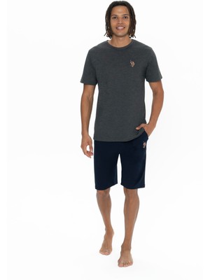 U.S. Polo Assn. Erkek Antrasit Şort Takım