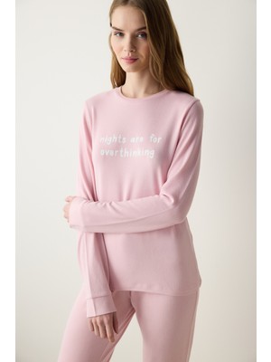 Penti Nights Termal Lila Pantolon Pijama Takımı