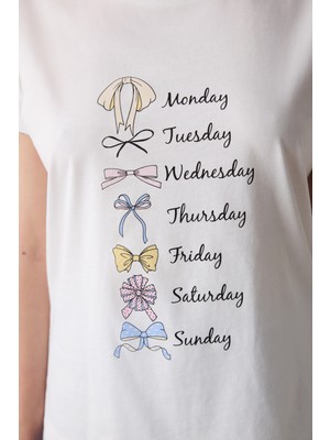 Penti Bow Of The Day Pantolon Çok Renkli Pamuklu Pijama Takımı