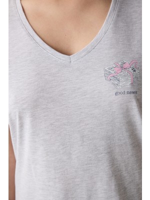 Penti Good News Pantolon Pamuklu Pijama Takımı