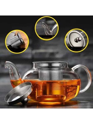 Epinox Çelik Süzgeçli Demlik 800 ml CD-800M