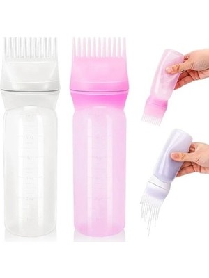 Ozcmax Taraklı Saç Boyama ve Bakım Yağı Uygulama Şişesi