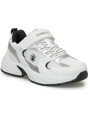 Lumberjack Pol Jr 5fx Beyaz Laci Çocuk Spor Ayakkabı Erkek Düz Taban Tekstil Malzeme