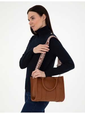 Pierre Cardin Kadın Taba Omuz Çantası 50296276-VR099