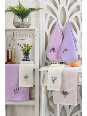 Formeya 6'lı Mutfak Kurulama Bezi Waffle Desen 40x60 cm (6 adet)