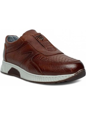 Ay Moda Ayakkabı 5070 Mert Erkek Politaban Deri Lastikli Ayakkabı