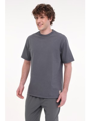 Lumberjack MB C NECK 11BS38 5FX Gri Erkek Kısa Kol T-Shirt