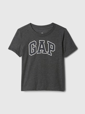 Erkek Bebek Koyu Gri Gap Logo T-Shirt