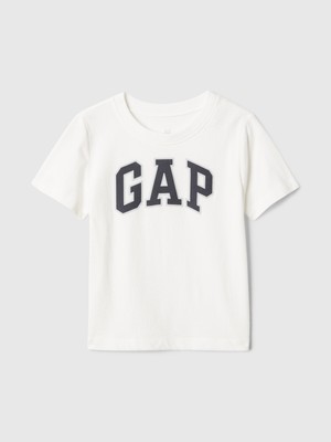 Gap Erkek Bebek Kırık Beyaz Gap Logo T-Shirt