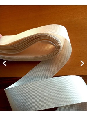 İpek Hobi  Krem 1 Cm Kurdela Grogren 10 Metre 3 Adet